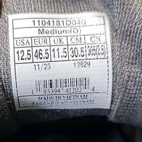 Brooks Ghost 16 Mens 12.5 Shoes Gray 1104181D040 Running Sneaker Gym Walking