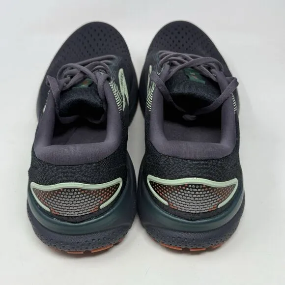 Brooks Ghost 16 Sneakers Mens 10 Blackened Pearl June Bug Green Running Shoes