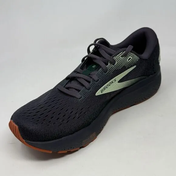 Brooks Ghost 16 Sneakers Mens 10 Blackened Pearl June Bug Green Running Shoes