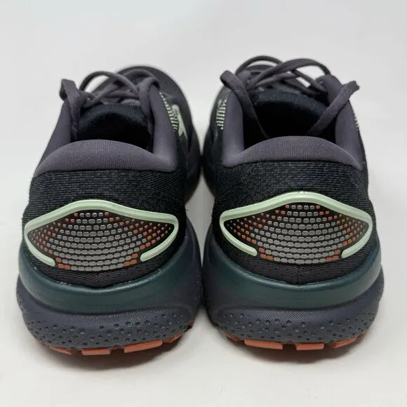 Brooks Ghost 16 Sneakers Mens 10 Blackened Pearl June Bug Green Running Shoes