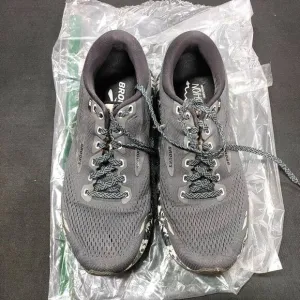 Brooks Ghost 15 Ebony Black Oyster Running Shoes Sneakers 9.5
