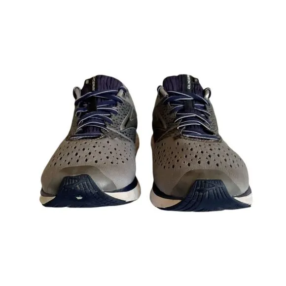 Brooks Glycerin 16 Grey Navy Black Running Shoes Men's Size 13