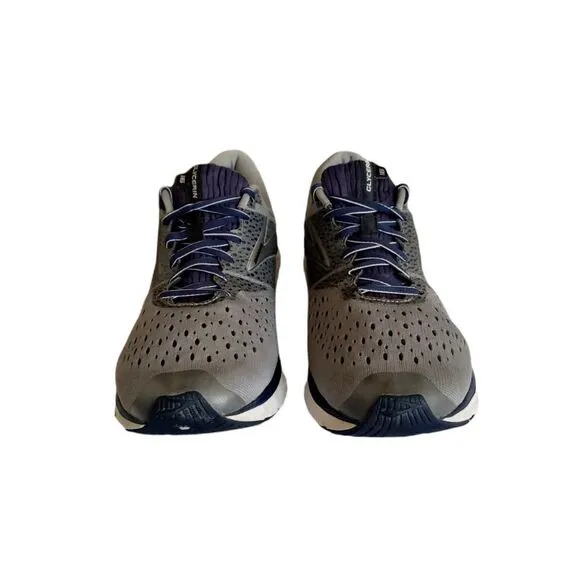 Brooks Glycerin 16 Grey Navy Black Running Shoes Men's Size 13