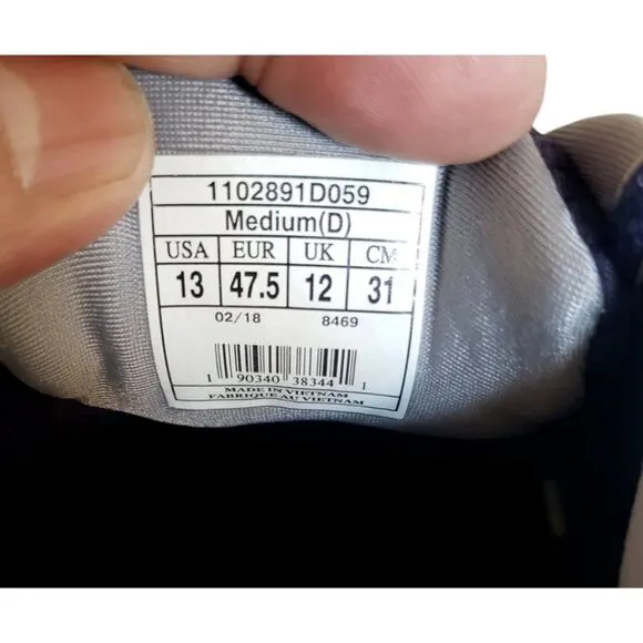 Brooks Glycerin 16 Grey Navy Black Running Shoes Men's Size 13