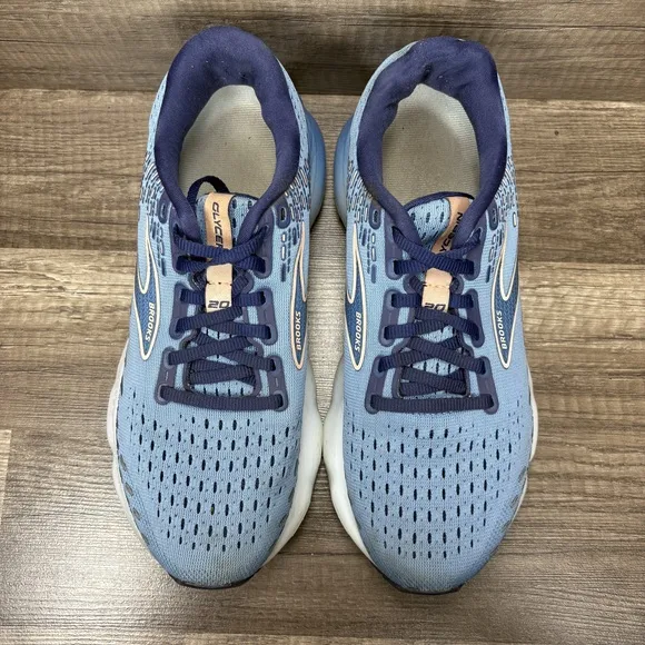Brooks Glycerin 20 Blue Womens US Size 7.5 EUR 38.5 1203691B478 Running Shoes