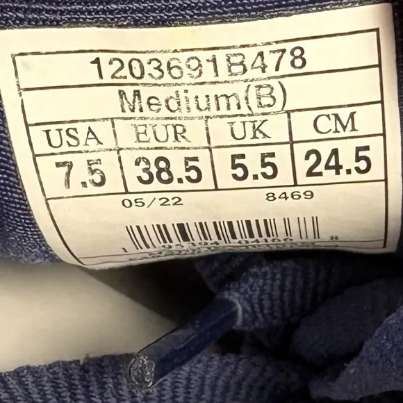 Brooks Glycerin 20 Blue Womens US Size 7.5 EUR 38.5 1203691B478 Running Shoes