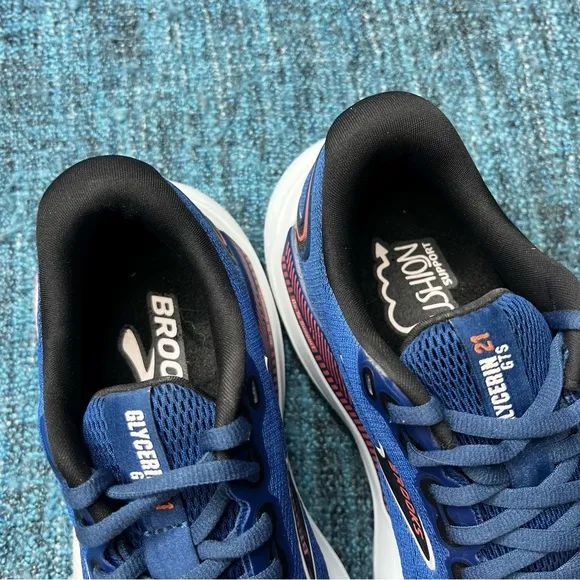 Brooks Glycerin 21 Running Shoes in Blue Icy Pink Rose