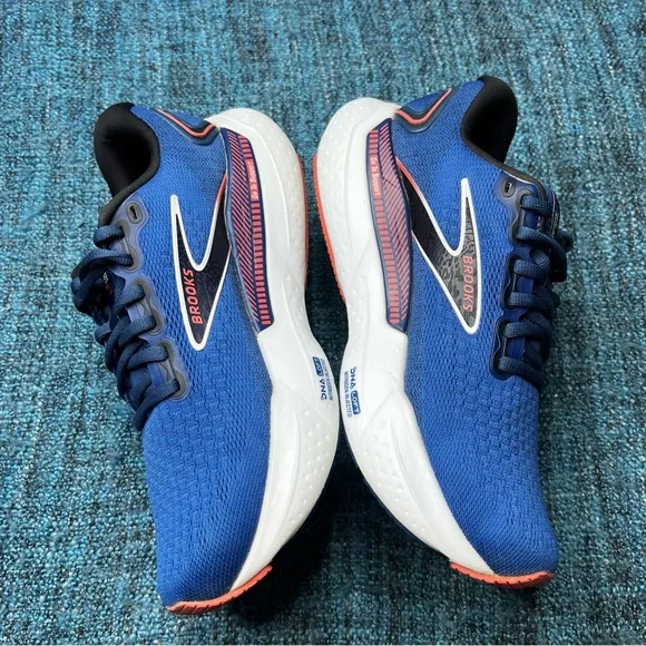 Brooks Glycerin 21 Running Shoes in Blue Icy Pink Rose