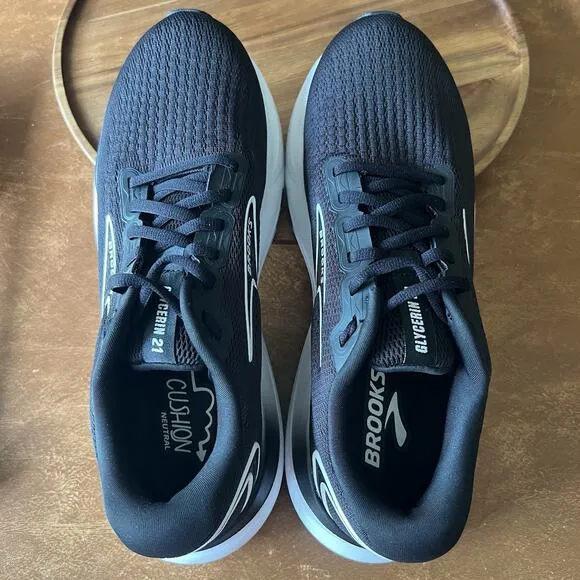 Brooks Glycerin 21 Women's Size 11 B Black Running Shoes Sneakers 1204081D090