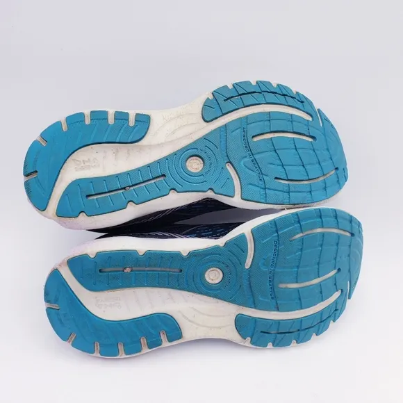 Brooks Glycerin GTS 20 Womens Running Shoes Blue Support Cushioned Size 7.5