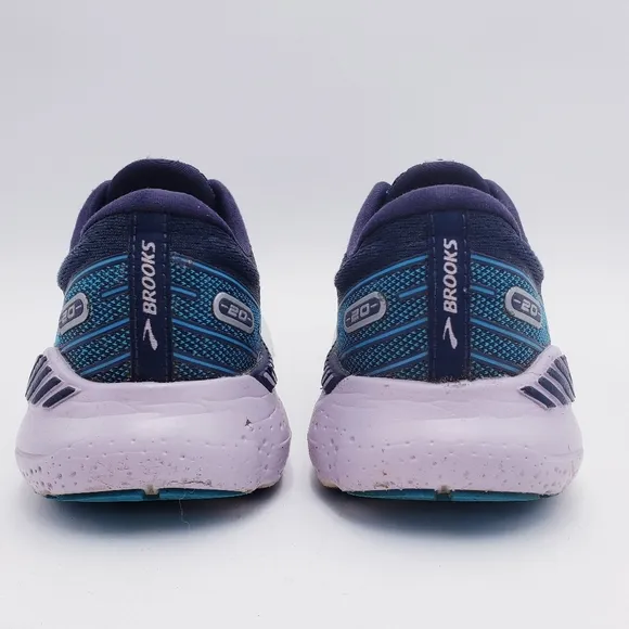 Brooks Glycerin GTS 20 Womens Running Shoes Blue Support Cushioned Size 7.5