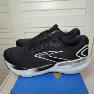 Brooks Glycerin GTS 21 Black Grey White Running Shoes 1104201D-090 Mens Size 9.5
