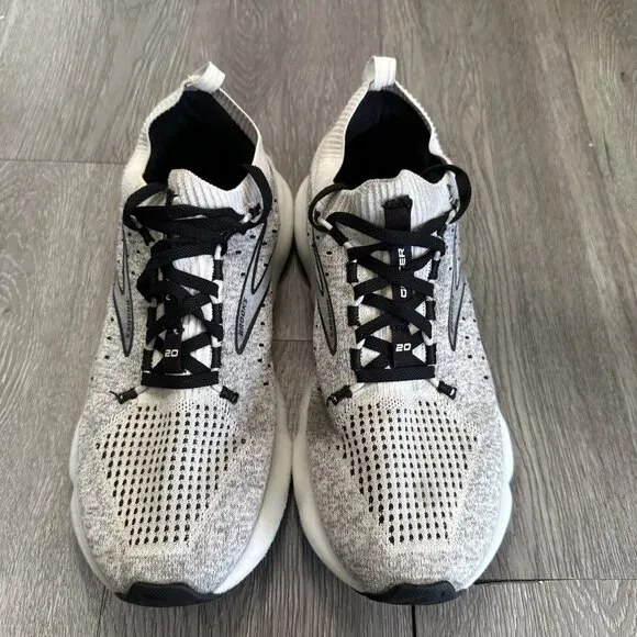 Brooks Glycerin StealthFit 20 Men’s Size 8  1103841D135 Gray/BLK Running Shoes