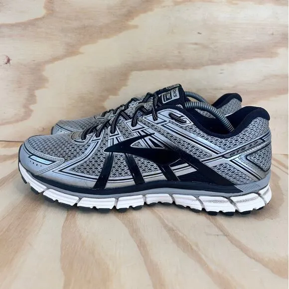 Brooks - GTS 17 - Running Shoes - Silver/Black - Men's - 12(D) - 1102411D033