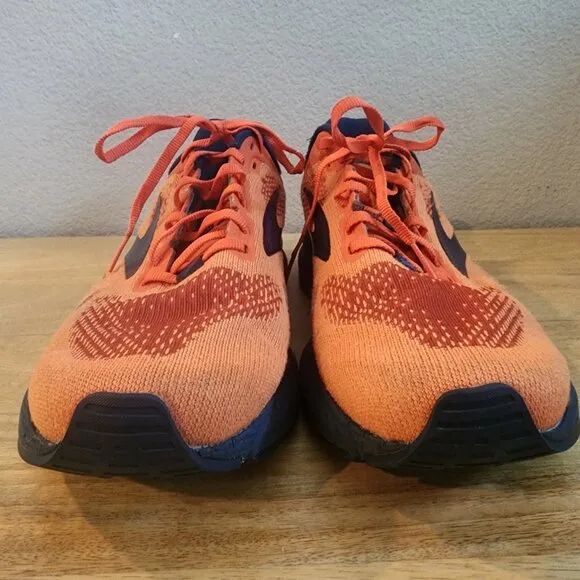 Brooks Launch 9 Orange Blue 1103861D854 Running Athletic Sneaker Shoes Mens 9