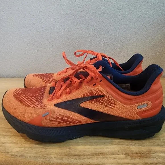 Brooks Launch 9 Orange Blue 1103861D854 Running Athletic Sneaker Shoes Mens 9