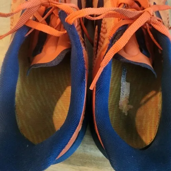 Brooks Launch 9 Orange Blue 1103861D854 Running Athletic Sneaker Shoes Mens 9