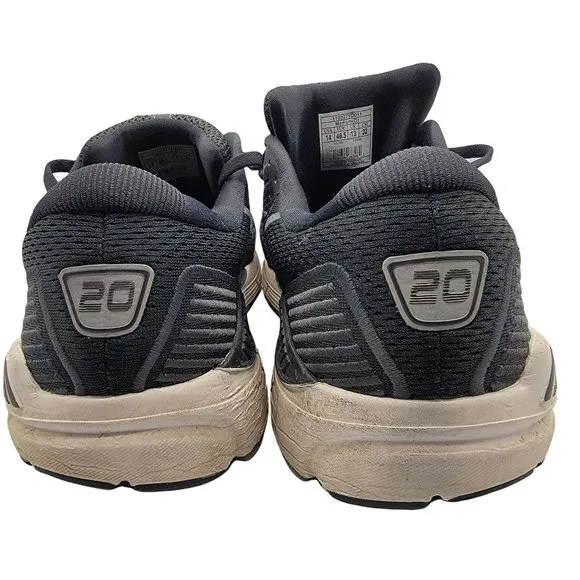 Brooks Mens Beast 20 1103271D051 Black Lace Up Running Shoes Size US 14