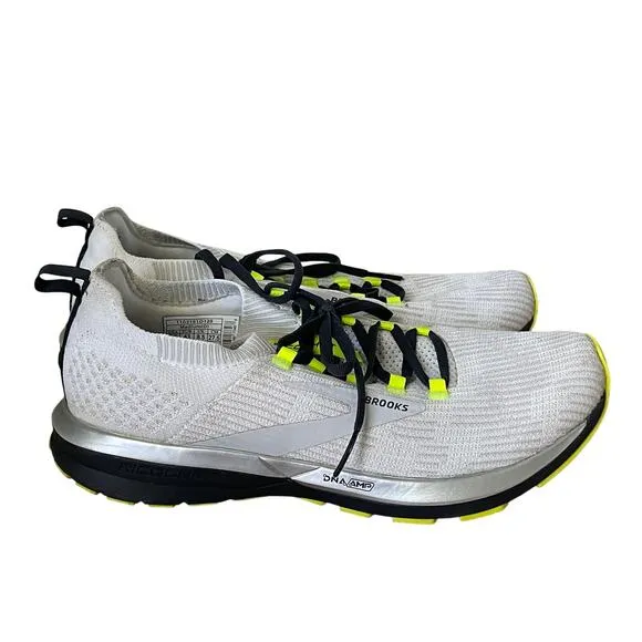 Brooks Men's Ricochet 2 White Athletic Sneakers