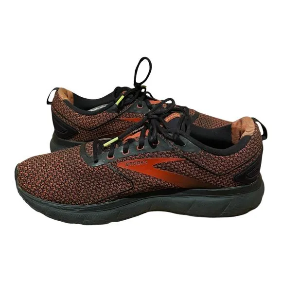 Brooks Mens Transmit 3 Running Shoes Size 13 Medium Burnt Orange Black