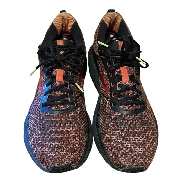 Brooks Mens Transmit 3 Running Shoes Size 13 Medium Burnt Orange Black