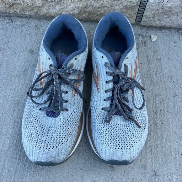 Brooks Revel 3 Gray Gold running Shoes 1203021b089 Size 6B
