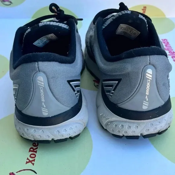 Brooks Running Race Shoes Ghost Grey Pearl Black Mens