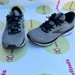 Brooks Running Race Shoes Ghost Grey Pearl Black Mens