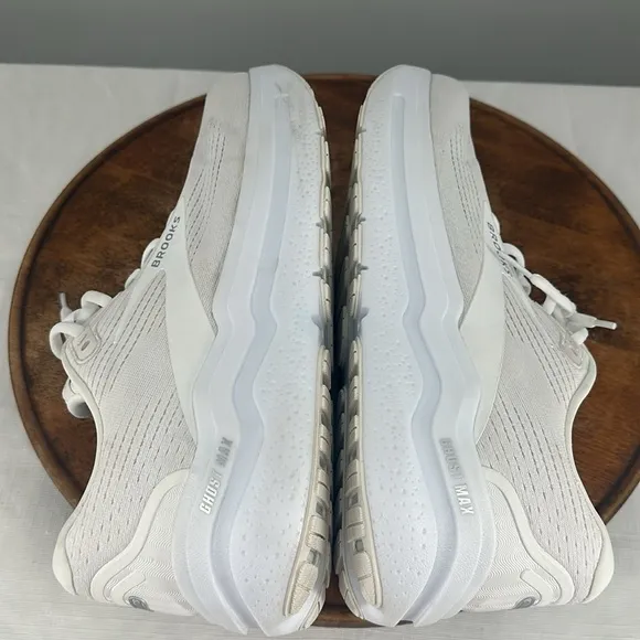 Brooks Shoes Mens 13 White Ghost 2 Max Running Sneakers