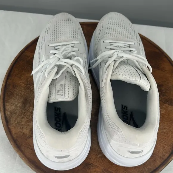 Brooks Shoes Mens 13 White Ghost 2 Max Running Sneakers