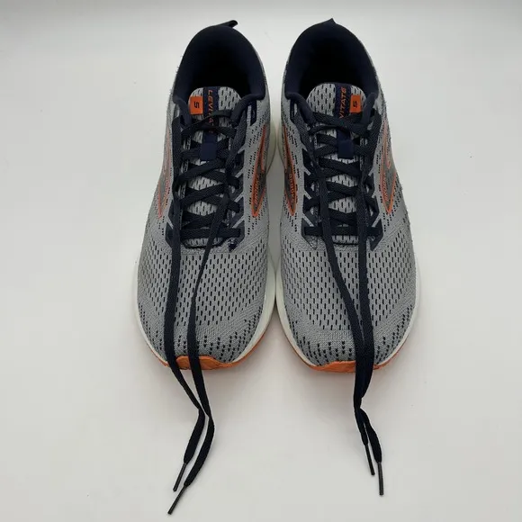 Brooks Shoes Mens Size 10.5 Levitate 5 Running Low Top Gray Mesh Cushioned 2022