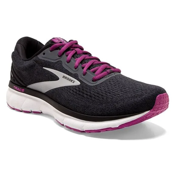 Brooks Trace 120351-1B-021 Sneaker Women's Black Athletic Running Shoes EEE1771