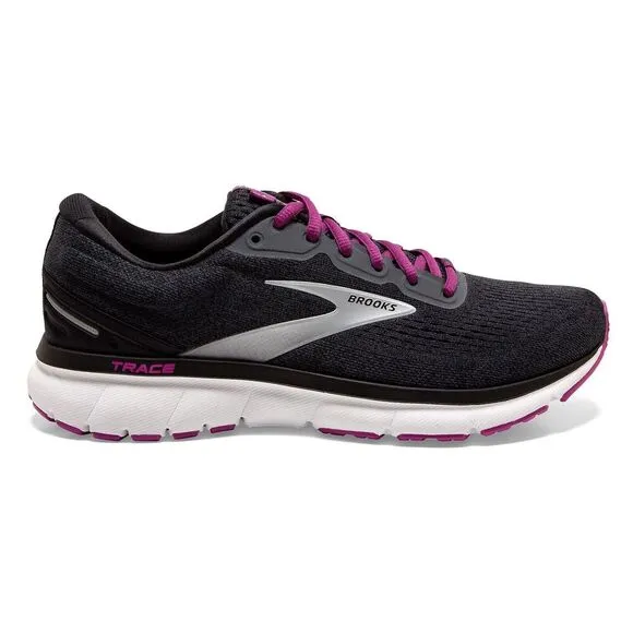 Brooks Trace 120351-1B-021 Sneaker Women's Black Athletic Running Shoes EEE1771