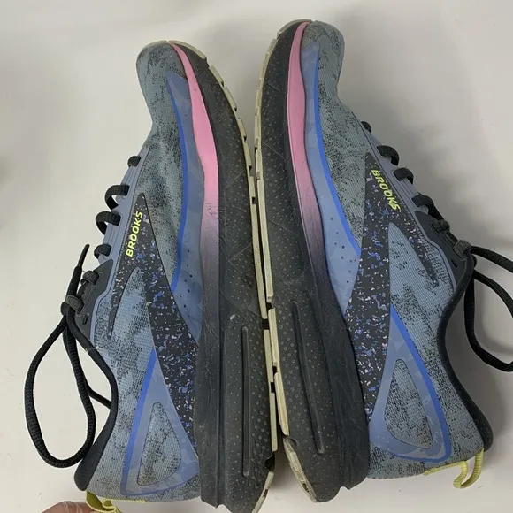 Brooks Trace 3 Shoes Womens Size 8 Blue Camo Sneakers Running Athletic Jogging