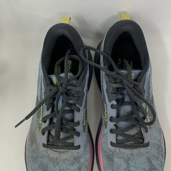 Brooks Trace 3 Shoes Womens Size 8 Blue Camo Sneakers Running Athletic Jogging