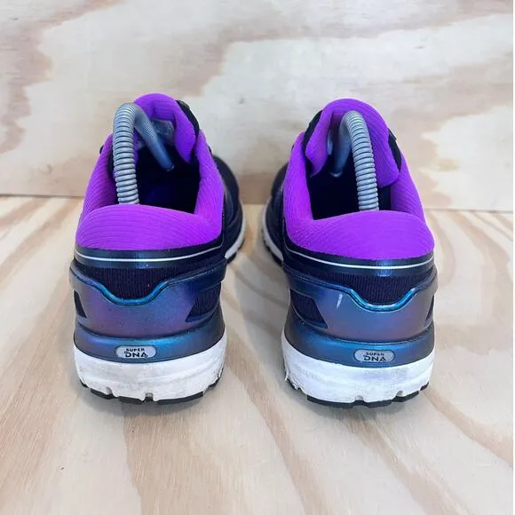 Brooks -Transcend 5 -Running Shoes -Black/Purple -Women's - 8.5(B) -1202631B023
