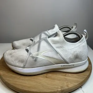 Brooks Women's Size 9 Levitate 4 LE Running Shoes Sneakers Silver White