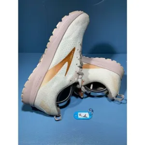 Brooks Womens Revel 4 1203371B172 White Lace Up Running Sneaker Shoes Size 11 B