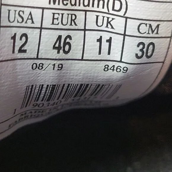 Brooks Adrenaline GTS 20 Mens Black Running Shoes Sneakers 1103071D029 Size 12