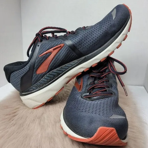 Brooks Adrenaline GTS 20 Mens Black Running Shoes Sneakers 1103071D029 Size 12