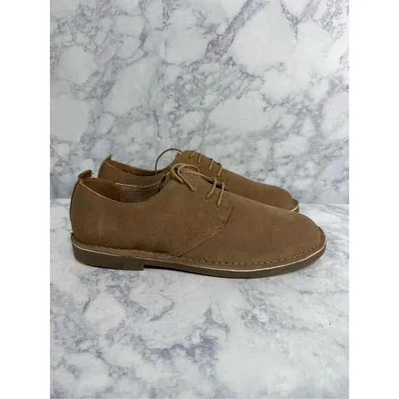 Bruno Marc Men’s Suede Loafers Shoes sz 12 Tan NEW # K976