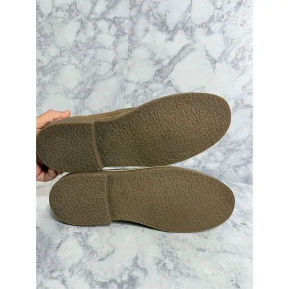 Bruno Marc Men’s Suede Loafers Shoes sz 12 Tan NEW # K976
