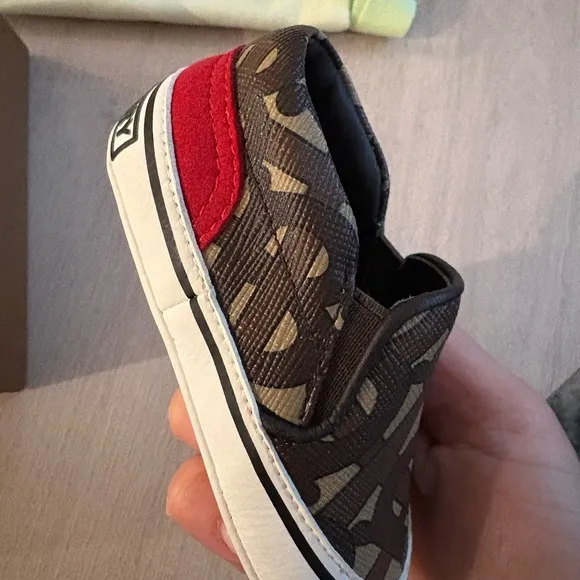 Burberry Newborn Slip-On Shoes - Brown