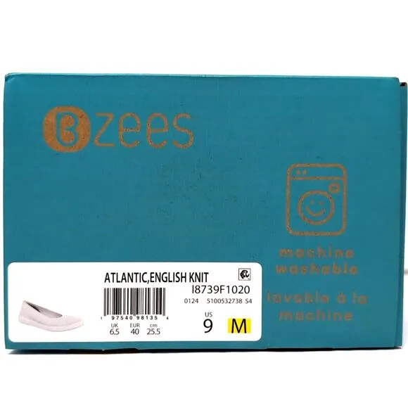 Bzees Atlantic Slip-On Sneakers Shoes Women's Size 9 M Cloud Technology NEW Box
