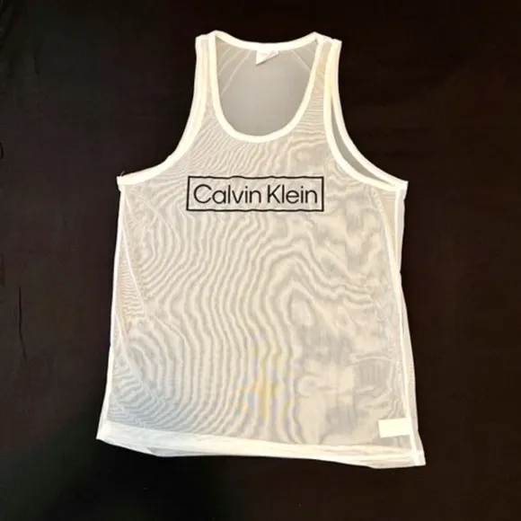 Calvin Klein Mesh Tank Top Medium Ltd Ed​​​​​​​​​​​​​​​​​