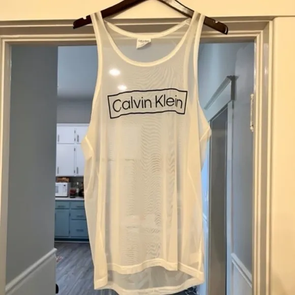 Calvin Klein Mesh Tank Top Medium Ltd Ed​​​​​​​​​​​​​​​​​