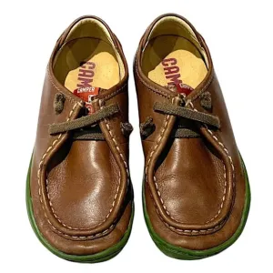 CAMPER Peu Brown Leather Mocassin Shoes Size 12