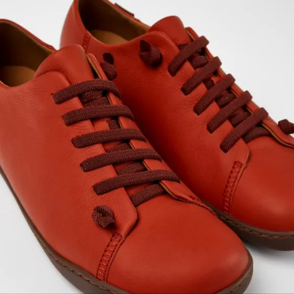 Camper Peu Red leather shoes