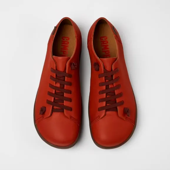 Camper Peu Red leather shoes