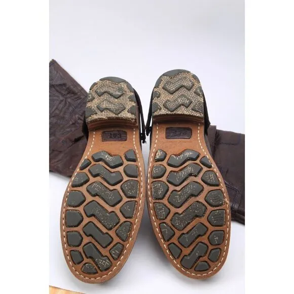 CAT boots Caterpillar Pull On Leather Women's Shoes Brown Sz 7.5